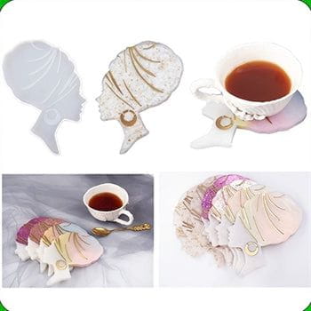 My Store SILICON MOULD FACE COASTER MOULD85179