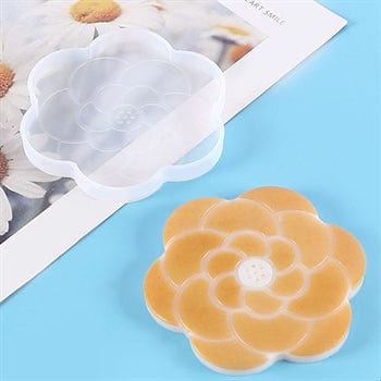 My Store Silicon Mould FLOWER COASTER MOULD