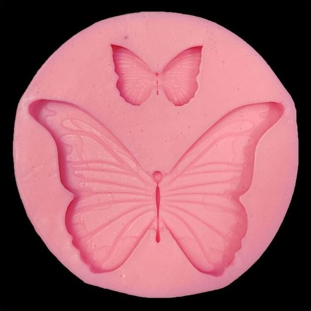 My Store Silicon Mould 2 CAVITY BUTTERFLY MOULD