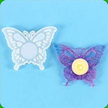 My Store Silicon Mould BUTTERFLY TEA LIGHT HOLDER MOULD