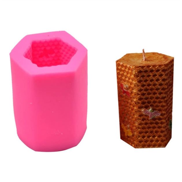 Crafteria HEXAGON BEE HONEYCOMB CANDLE MOULD