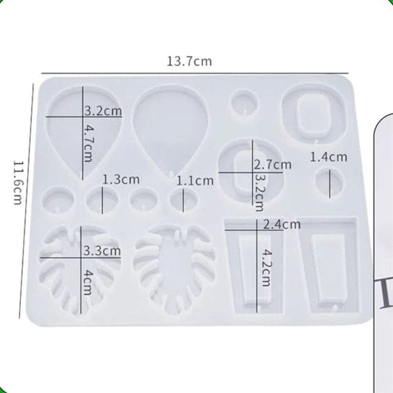 My Store Silicon Mould 14 CAVITY JEWELLERY MOULD
