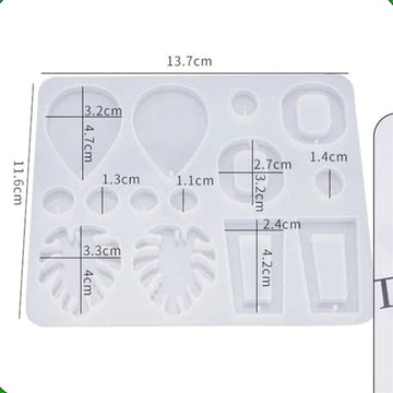 My Store Silicon Mould 14 CAVITY JEWELLERY MOULD