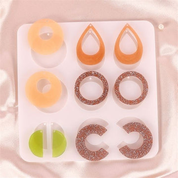 My Store Silicon Mould 10 CAVITY PENDANT & JEWELLERY MOULD