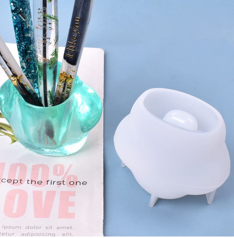 My Store Silicon Mould Cup Shape Pen Stand Mould