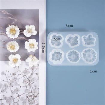 Crafteria 6 IN 1 3D FLOWER MOULD