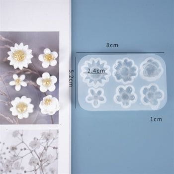 Crafteria 6 IN 1 3D FLOWER MOULD