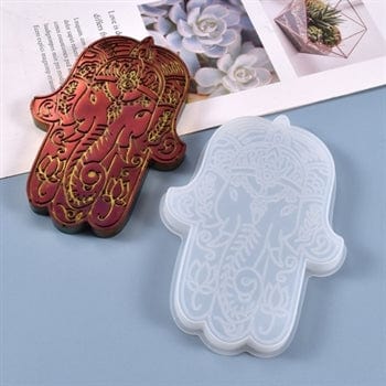 My Store Silicon Mould GANESHA HAND FOR WINDCHIME MOULD