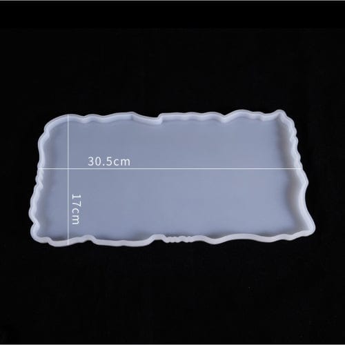 My Store Silicon Mould RECTANGLE AGATE TRAY MOULD