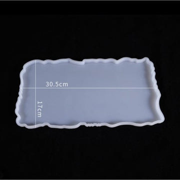 My Store Silicon Mould RECTANGLE AGATE TRAY MOULD