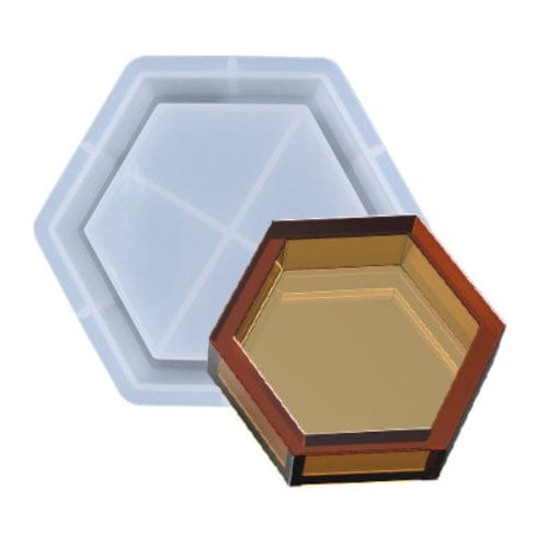 My Store Silicon Mould SMALL HEXAGON BOWL MOULD