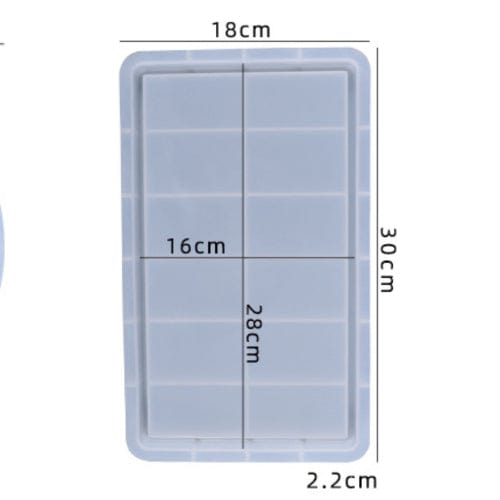 My Store Silicon Mould SMALL RECTANGLE TRAY MOULD