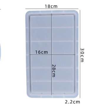 My Store Silicon Mould SMALL RECTANGLE TRAY MOULD