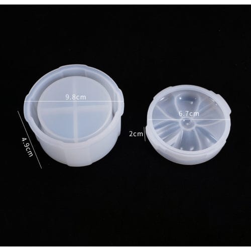 My Store Silicon Mould BOW ROUND STORAGE BOX MOULD