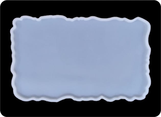 My Store Silicon Mould RECTANGLE AGATE TREY MOULD