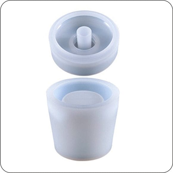 My Store Silicon Mould ROUND CUP SHAPE SOAP DISPENSER MOULD