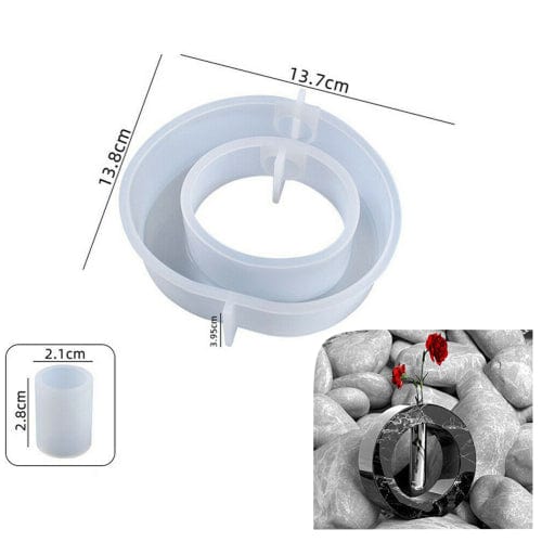 My Store Silicon Mould OVAL TUBE PLANTER MOULD