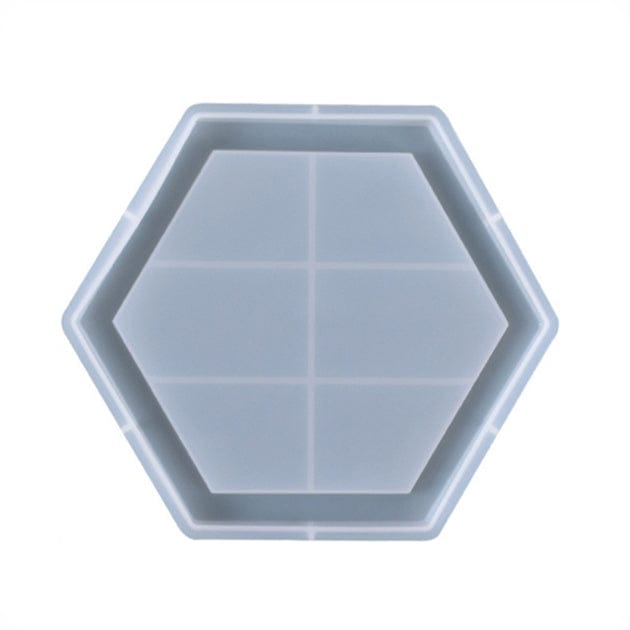 My Store Silicon Mould HEXAGON PUZZLE TRAY MOULD