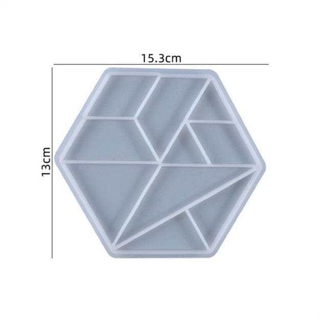 Crafteria HEXAGON PUZZLE MOULD