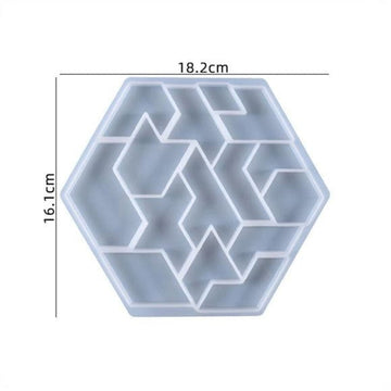 Crafteria HEXAGON PUZZLE MOULD