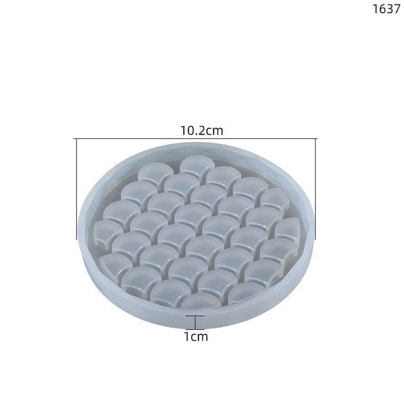 My Store Silicon Mould PATTERN 1 EFFECT COASTER MOULD