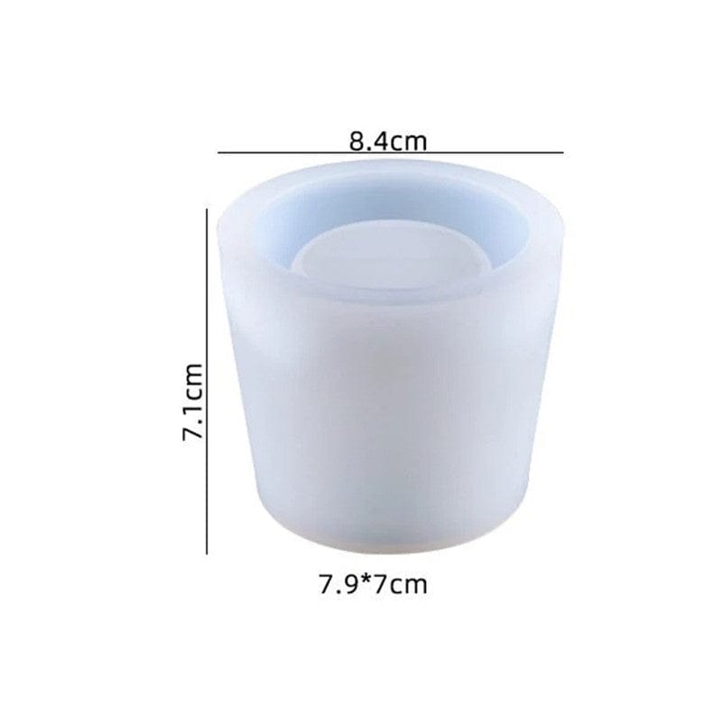 My Store Silicon Mould ROUND PLANTER BROAD BASE MOULD