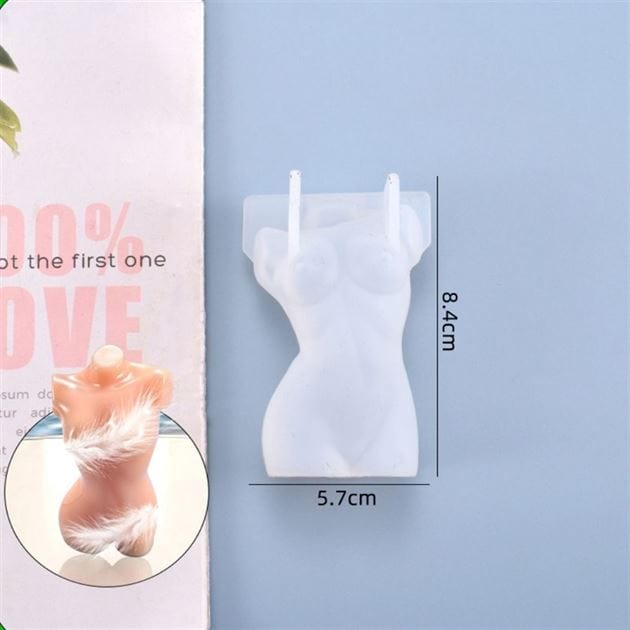 My Store Silicon Mould FEMALE BODY CANDLE & SHOWPIECE D1 MOULD