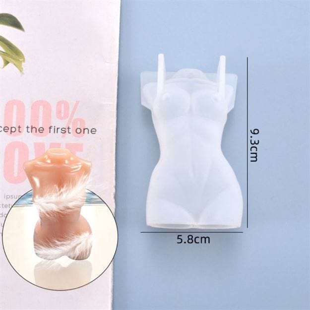 My Store Silicon Mould FEMALE BODY CANDLE & SHOWPIECE D2 MOULD