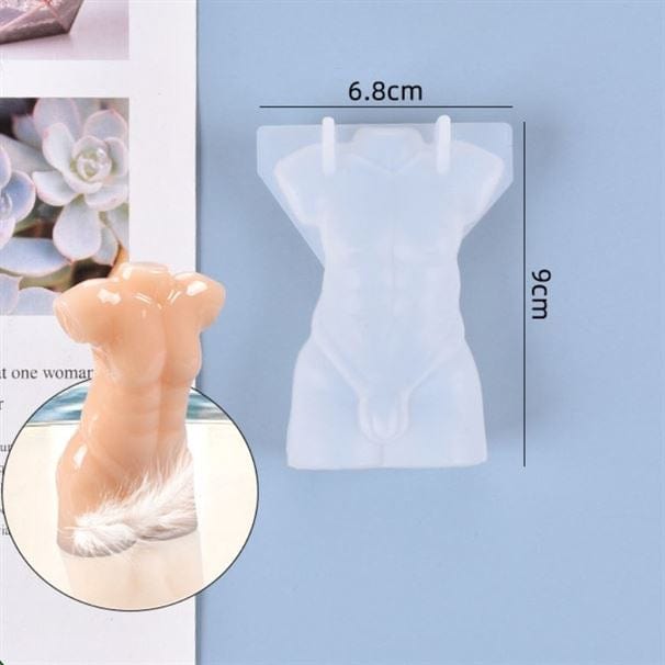 My Store Silicon Mould MALE BODY CANDLE & SHOWPIECE D1 MOULD