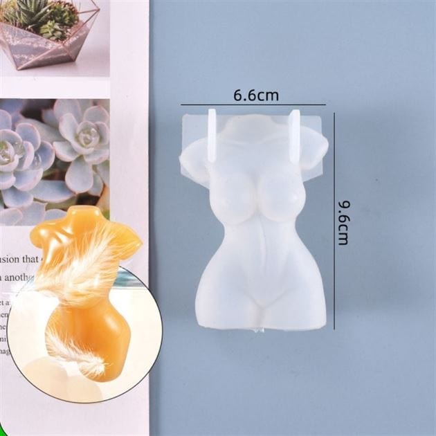 My Store Silicon Mould FEMALE BODY CANDLE & SHOWPIECE D4 MOULD