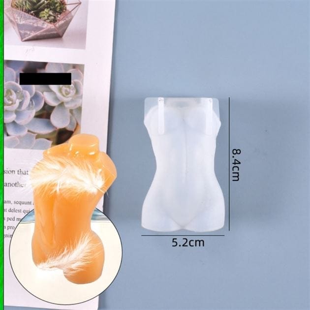 My Store Silicon Mould FEMALE BODY CANDLE & SHOWPIECE D5 MOULD