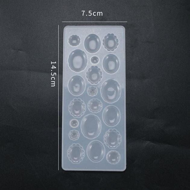 My Store Silicon Mould MULTI CAVITY OVAL MOULD