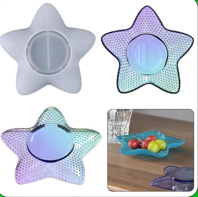 My Store Silicon Mould STAR SHAPE BOWL MOULD