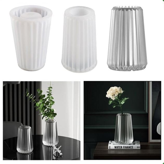 My Store Silicon Mould FLOWER VASE MOULD