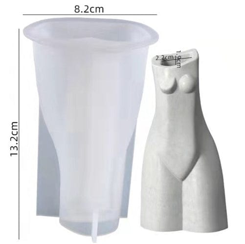 My Store Silicon Mould STANDING LADY FLOWER VASE D2 MOULD