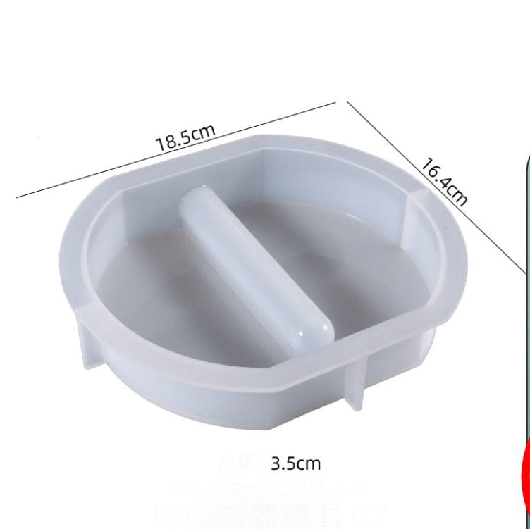 My Store Silicon Mould OVAL DEEP CASTING TEST TUBE PLANTER MOULD