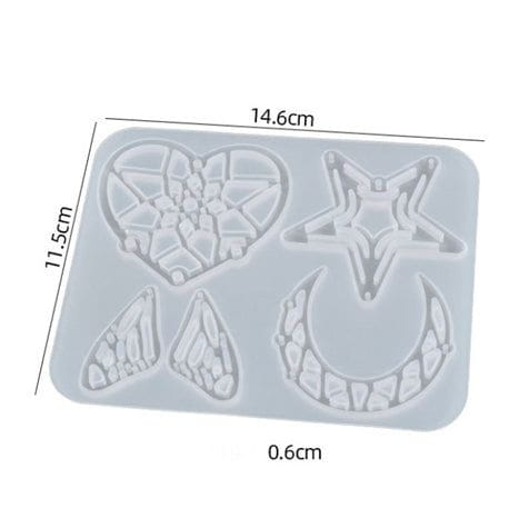 My Store Silicon Mould 5 IN 1 JEWELLERY MOULD