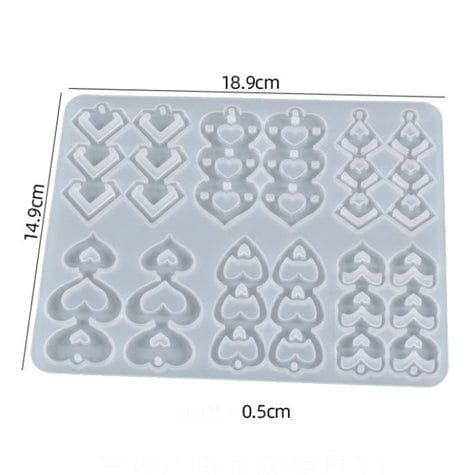 My Store Silicon Mould 12 IN 1 JEWELLERY MOULD