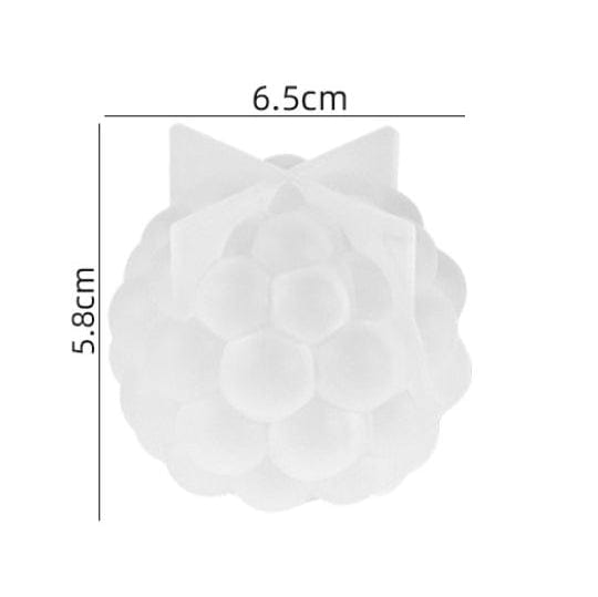 My Store Silicon Mould ROUND BUBBLE CANDLE MOULD