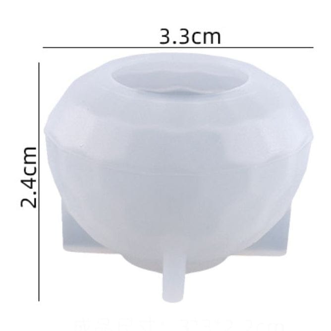 My Store Silicon Mould DIAMOND CUT KNOB & PAPER WEIGHT D01 MOULD