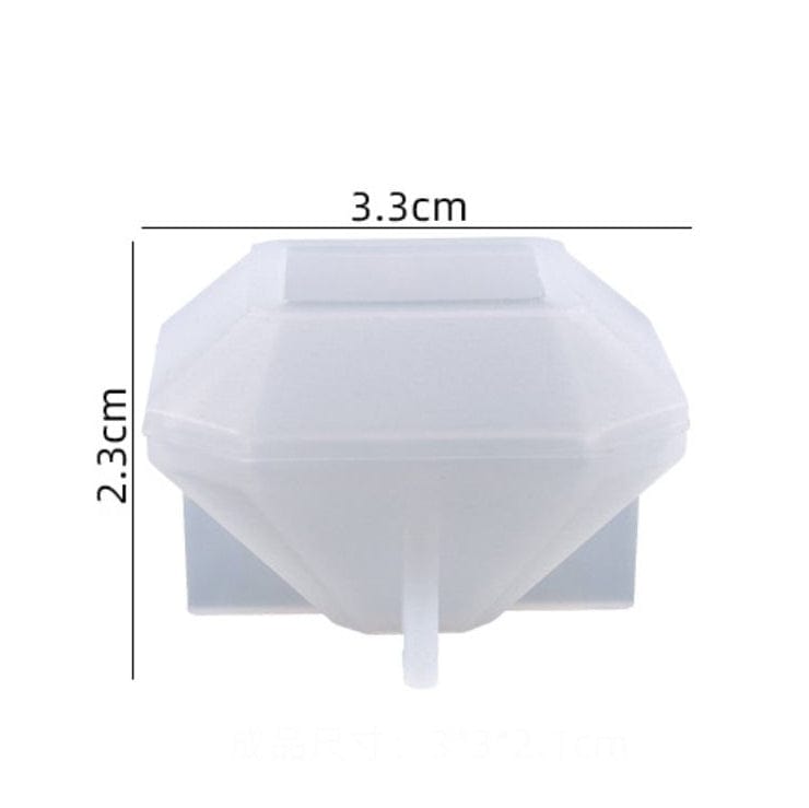 My Store Silicon Mould DIAMOND CUT KNOB & PAPER WEIGHT D04 MOULD