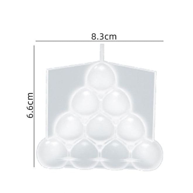 My Store Silicon Mould 4 LAYER PYRAMID BUBBLE CANDLE MOULD