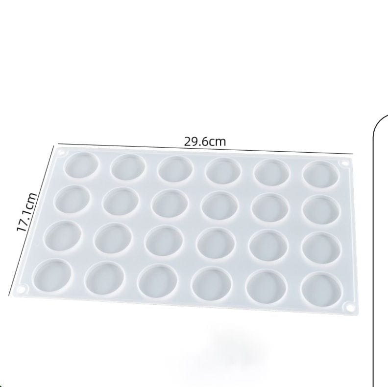 My Store Silicon Mould 24 CAVITY ROUND MOULD