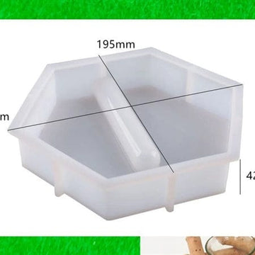 My Store Silicon Mould HEXAGON PLANTER MOULD