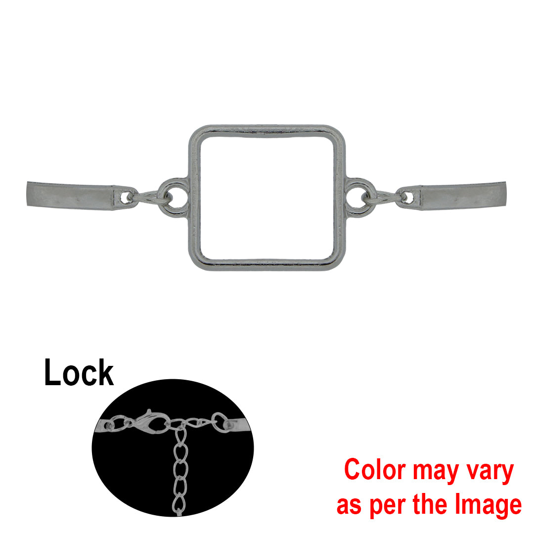 1Pc Square Bracelet Bezels