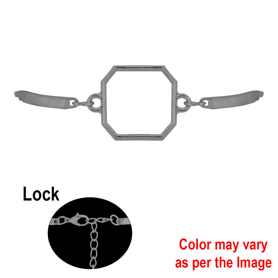 1Pc Octagon Bracelet Bezels