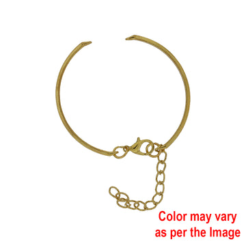 5Pcs Cuff Bracelet with Adjustable Chain