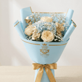 Crafteria Plain Color Bouquet Paper (White, Black, Pastel Purple, Olive, Green, Cherry, Pale Turquoise)