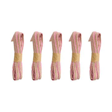 Light Pink & Natural Twine Thread Bundles
