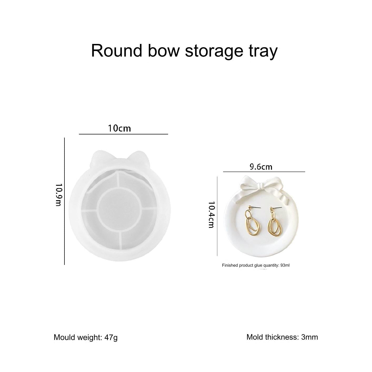 Round Bow Storage Tray